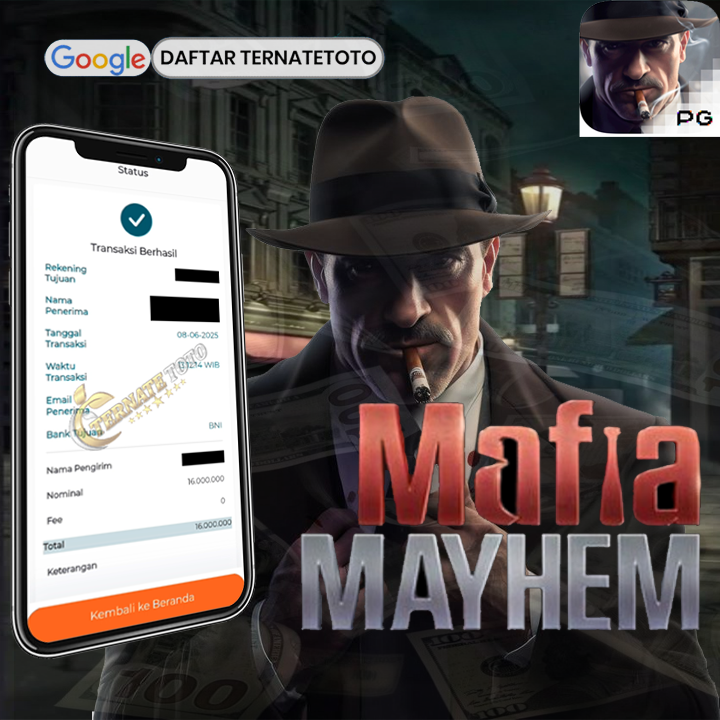 TERNATETOTO - JACKPOT SLOT MAFIA MAYHEM Rp.16,000,000,-