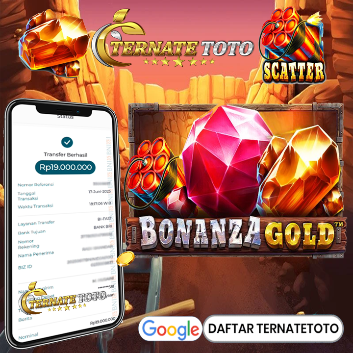 TERNATETOTO - JACKPOT BONANZA GOLD Rp.19,000,000,-